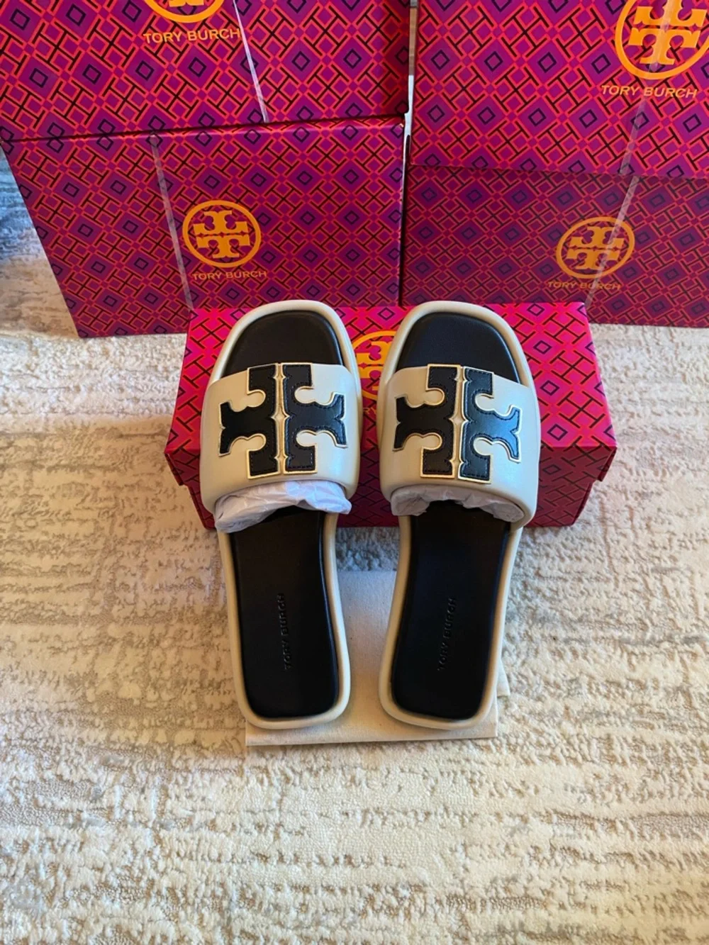 Tory Burch Double Sport Slide Sandals